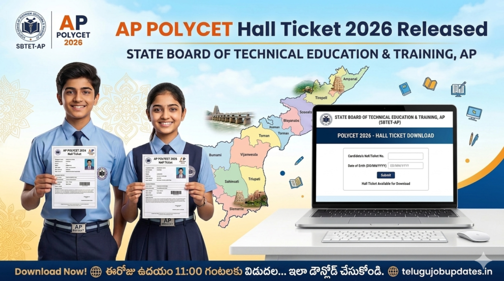 AP POLYCET Hall Ticket 2026